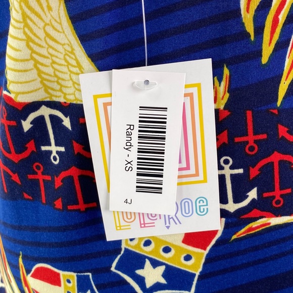 NWT LuLaRoe Americana Randy T - Picture 4 of 5